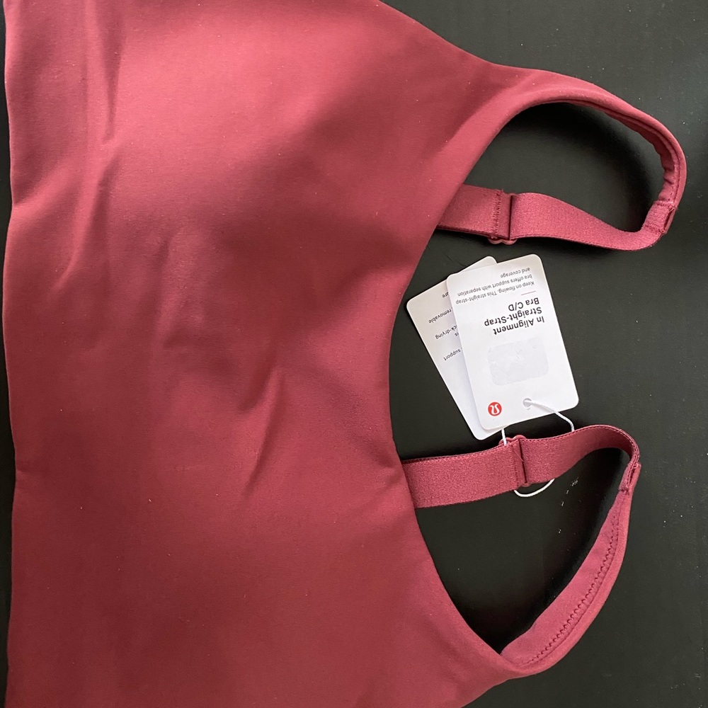 NEW Lululemon In Alignment Straight-Strap Bra C/D